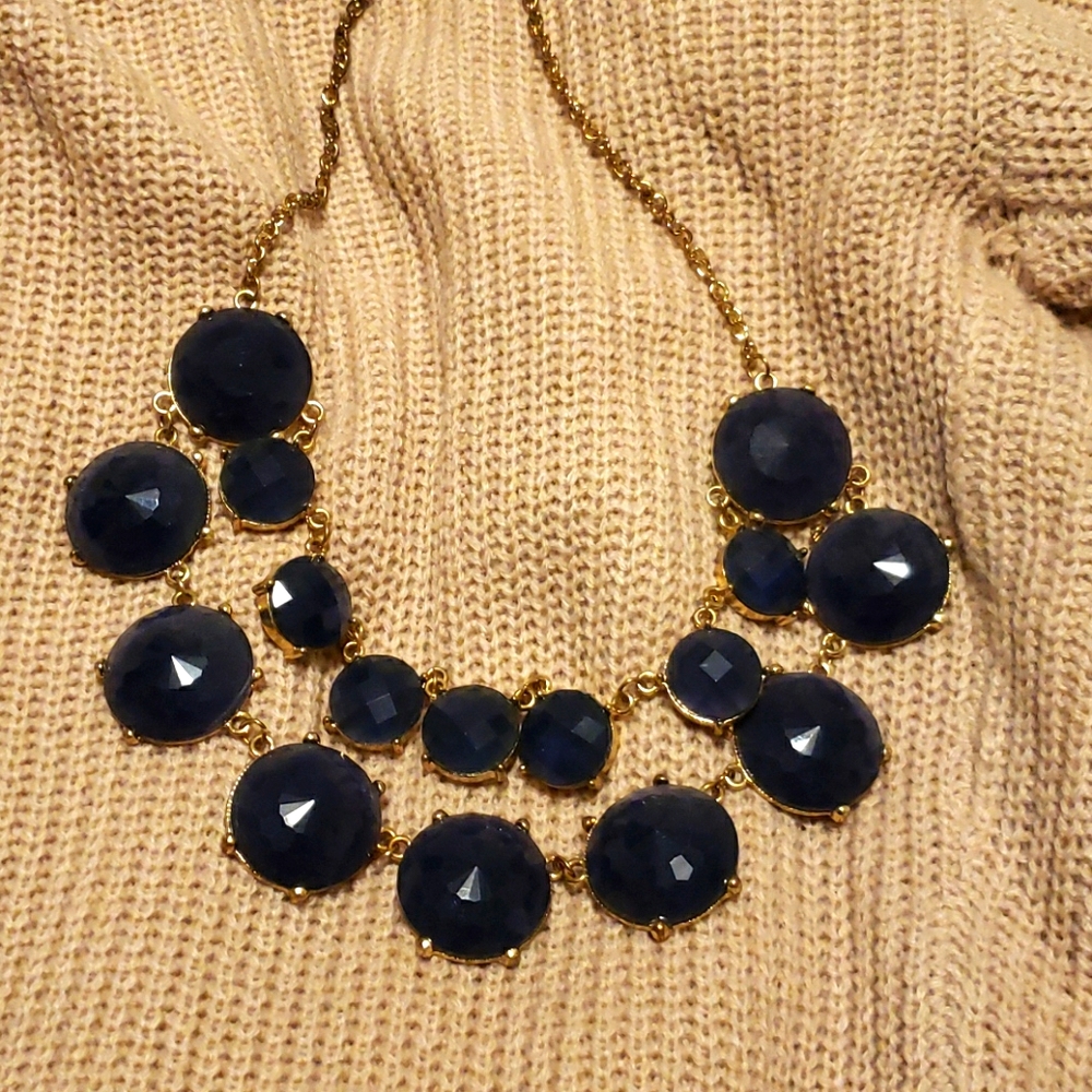Navy necklace